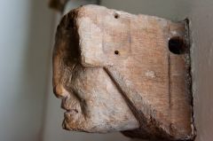 Daglingworth, Holy Rood Church, Carved corbel