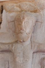 Saxon carving - closeup of Christ