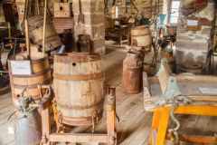 The agricultural museum in the barn