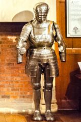 Dean Castle, Coart of historic armour in the Hall