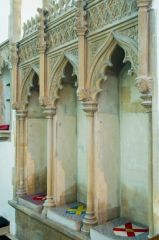 Late 15th century sedilia