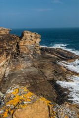 Mull Head Nature Reserve, Coastal scenery along the trail