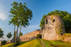 North east tower and section of the wall