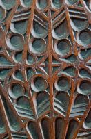Carved bench detail