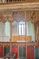 Medieval carved screen