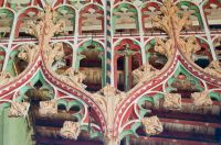 Dennington, St Mary's Church, Parclose screen detail