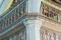 Dennington, St Mary's Church, Parclose screen detail 2