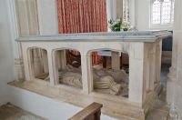 Denston, St Nicholas Church, Denston cadaver tomb