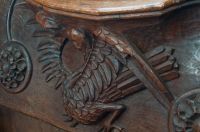 Denston, St Nicholas Church, Medieval misericord