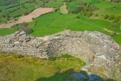 Castell Dinas Bran, Remains of a circular guard tower