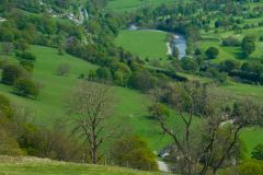 Castell Dinas Bran, The Dee Valley from Dinas Bran