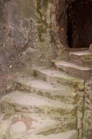Dirleton Castle, Spiral stair