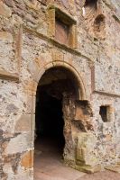 Dirleton Castle, Ruthven Lodging doorway