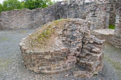 Remains of a spiral stair