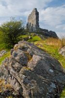 Dolwyddelan Castle, The keep from below