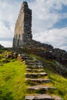 Dolwyddelan Castle, Stairs to the keep