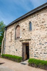 Donington-le-Heath Manor, The front of the manor house