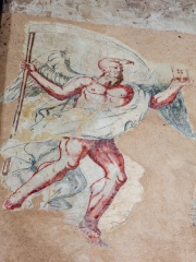 Wall painting, west wall