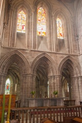 High altar and east triforium windows