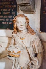 Hungerford monument carving