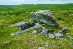 A cist, or stone burial chamber