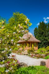 An attractive garden pavillion