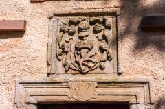 Coat of arms on the doocot