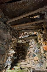 A passage inside the walls