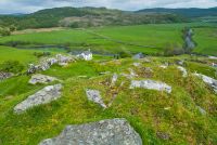 Dunadd Fort, View from the top of Dunadd