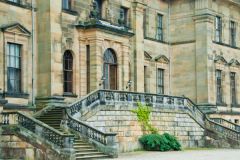 Formal house entrance stairs