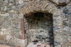 Fireplace in the upper hall