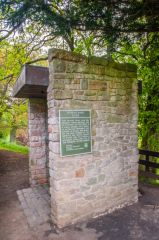 The protective enclosure for the Dunfallandy Stone