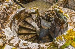 Ruins of a spiral stair