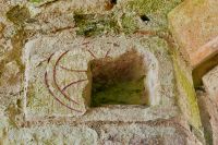 Dunglass Collegiate Church, Consecration cross