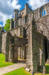 The ruins of the south porch