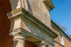 Neo-classical detail of the portico