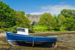 Dunstaffnage from the beach