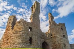 The 14th century gatehouse towers