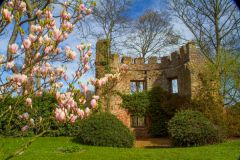 Medieval tower in the grounds of Dunster Castle