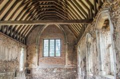 The east end of the chapel