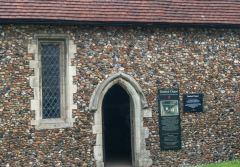 The north wall and entrance