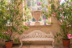 Inside the conservatory