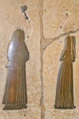 Earls Barton Saxon Church, Muscote memorial brasses, 1512