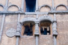 Earls Barton Saxon Church, South face of the Saxon tower