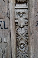 West door carving