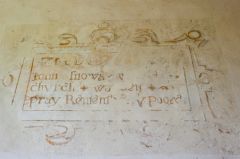 Post-Reformation painted text