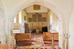 Chancel arch and nave