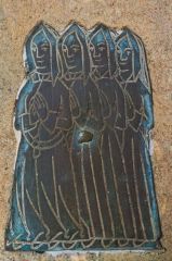 East Shefford, St Thomas' Church, Fettiplace memorial brass