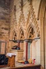 Early English style sedilia