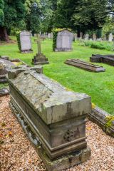 Cavendish family graves (9th Duke nearest)